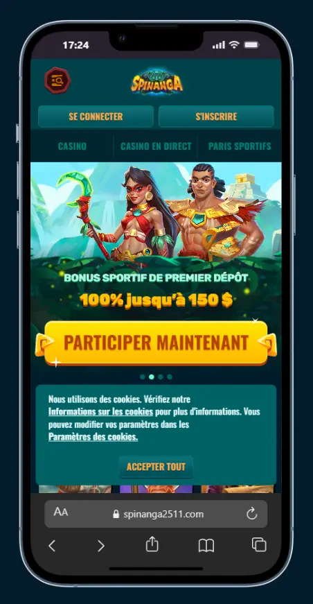 spinanga casino application